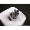 Image 3 : 18KWG Fashion Ring w/ Multi-Colored Gems Marked CS, Size6 3/4 Weight: 11.6 Grams Retail: $3265.00