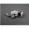 Image 6 : Sterling Silver Dolphin Pin w/ Opal & Clear Gems Weight: 11 Grams Retail: $330.00