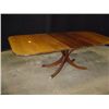 Image 2 : Mahogany Duncan Phiffe Style Twist Drop Leaf Table With 4 leaves "The Danbury Table" Charak Furnitur