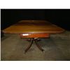 Image 4 : Mahogany Duncan Phiffe Style Twist Drop Leaf Table With 4 leaves "The Danbury Table" Charak Furnitur