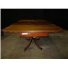 Image 4 : Mahogany Duncan Phiffe Style Twist Drop Leaf Table With 4 leaves "The Danbury Table" Charak Furnitur