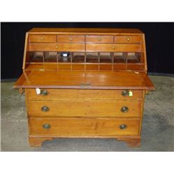 Early American Mahogany Drop Front Secretary