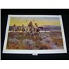 Image 1 : Unframed Print by Charles Russell "Piegans" 34"x23.5"