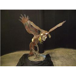 Bronze Eagles, 62"x75"x36"