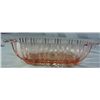 Image 3 : Lot of Depression Glass, two candy dishes and one footed bowl with lid.