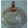 Image 9 : Lot of Depression Glass, two candy dishes and one footed bowl with lid.