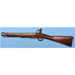 British Proofed Brass Barrel Flintlock Blunderbuss
