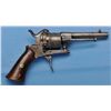 Image 2 : Belgium Folding Trigger Pinfire Revolver