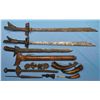 Image 1 : Collection of Edged Weapons and Powder Horns