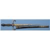 Image 1 : Gold and Silver Accented European Dagger with Sheath