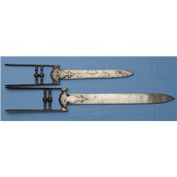 Two Katar Armor Piercing Daggers