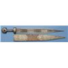 Image 1 : Interesting Silver Accented, Sword Length Kinjal Pattern Blade with Scabbard