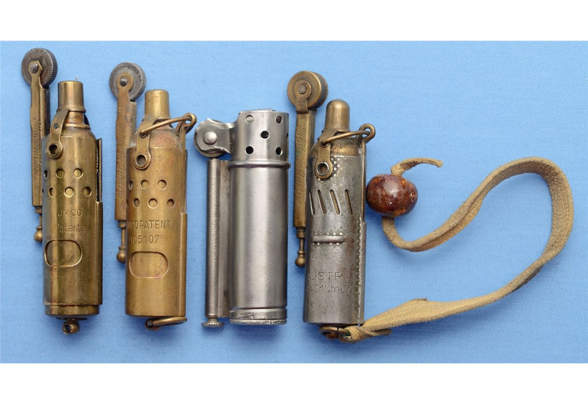 Four WWI Style Trench Lighters
