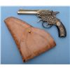 Image 1 : Magic Marked Cast Iron Single Shot Pistol with Holster