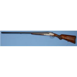 Engraved Armas Bost Side by Side Side lock Shotgun