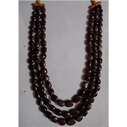 Three Line Necklace of Ruby weight : 2253 Ctw