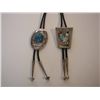 Image 1 : Set Of Bolos, Silver And Turquoise