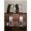 Image 1 : Crockett Bronc Spurs, Engraved on one side,