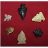 Image 1 : Set of 6 Points,Plains Corner Notched, Bolen,