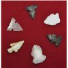 Image 1 : Set of 6 Washita Points