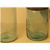 Image 2 : Set of  3 Aqua Glass, Ball Jar, 2 Medicine Bottles