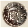 Image 2 : 2003 $10 1/10 OZT .9995 PLATINUM