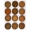 Image 1 : 12 DIFFERENT INDIAN HEAD CENTS (98,99,00,01,02,03,04,05,06,07,08,09) GOOD-XF