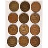 Image 2 : 12 DIFFERENT INDIAN HEAD CENTS (98,99,00,01,02,03,04,05,06,07,08,09) GOOD-XF