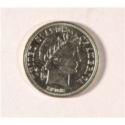 1908-S BARBER DIME AU+