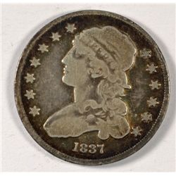 1837 BUST QUARTER VF