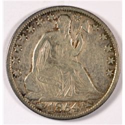 1854-O SEATED HALF DOLLAR VF+