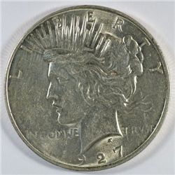 1927-D PEACE DOLLAR MS61 WHITE