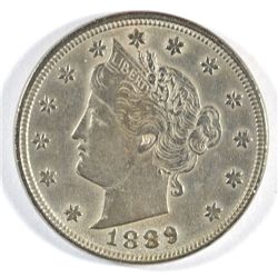 1889 LIBERTY NICKEL XF-AU