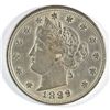 Image 1 : 1889 LIBERTY NICKEL XF-AU