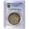 Image 1 : 1936 CANADA SILVER DOLLAR PCGS MS65 COLOR, VERY RARE IN THIS GRADE!