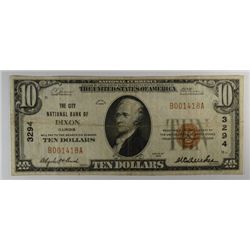 1929 $10 NATIONAL DIXON, IL #3294