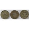 Image 2 : SHIELD NICKEL: 1866 VG, 1867 RAYS G, 1868 VG, 1869 G