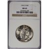 Image 1 : 1943-D WALKING LIBERTY HALF DOLLAR NGC MS65 GEM!
