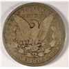 Image 2 : 1891-CC MORGAN SILVER DOLLAR, VG