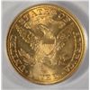 Image 3 : 1901 O/S $5 GOLD LIBERTY PCGS MS 63 GREEN LABEL