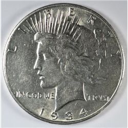 1934-S PEACE DOLLAR XF