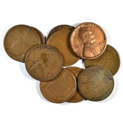 (10) 1926-S LINCOLN ONE CENTS CIRCULATED