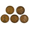 Image 1 : (5) 1911-D LINCOLN ONE CENTS CIRCULATED
