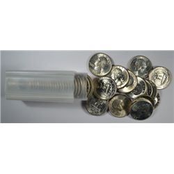 1948 P WASHINGTON QUARTER ROLL GEM BU (40 COINS)