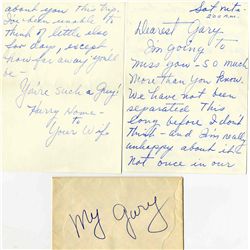 Lucille Ball Handwritten Letter -- ''...I'm going to miss you - so much more than you know...I've be