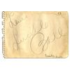 Image 1 : Large Lucille Ball Signature To Album Page
