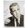 Image 1 : Humphrey Bogart 8'' x 10'' Handsome Signed Portrait Photo of Bogie Dangling a Lit Cigarette -- With 