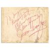 Image 1 : Very Large Joan Crawford Autograph Note Signed -- Measures 11'' x 8.5''