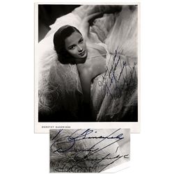 Dorothy Dandridge 8'' x 10'' Signed Photo