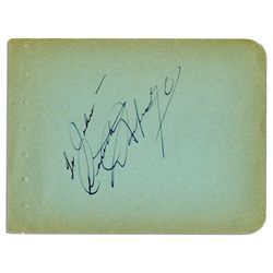 Beloved Actress Dorothy Dandridge Signed Album Page